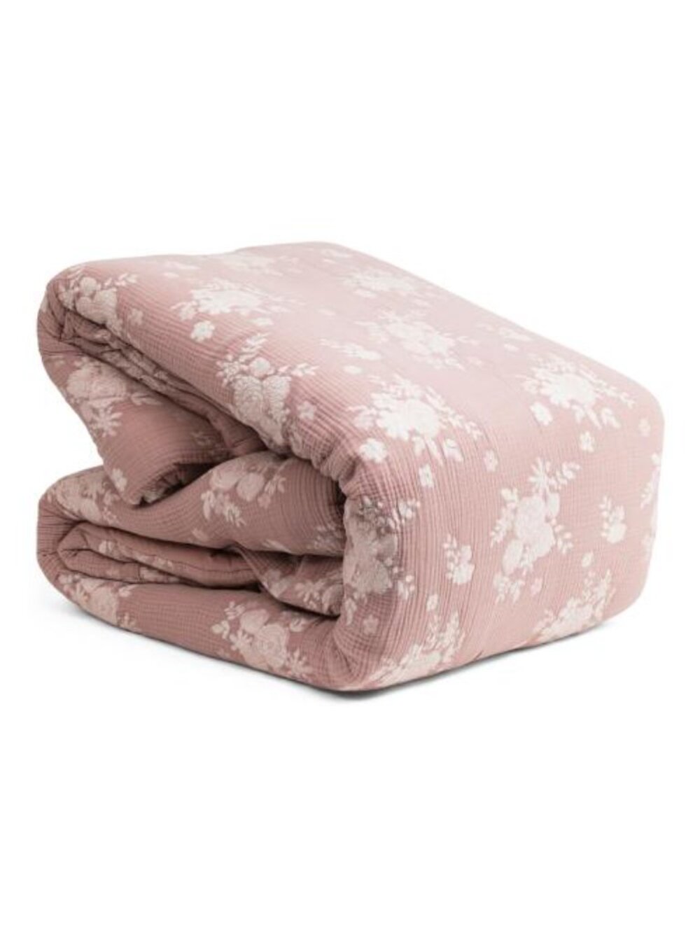 TEXTURE COLLECTION Cotton Textured Floral Comforter Set - Picture 2 of 4